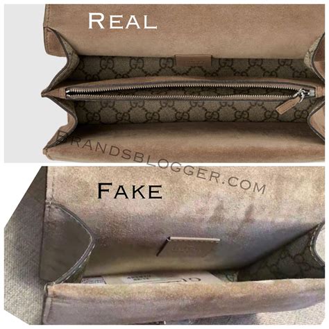 difference between fake and real gucci bag|inside a real gucci bag.